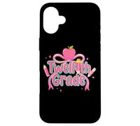 Bonito diseño de lápiz Apple de duodécimo grado Carcasa para iPhone 16 Plus