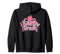 Bonito diseño de lápiz Apple de duodécimo grado Sudadera con Capucha