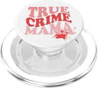 Bonito diseño de mamá de Crimen Verdadero para Madres Amantes de asesinatos misteriosos PopSockets PopGrip para MagSafe