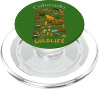 Bonito diseño de Naturaleza montañosa con Animales Salvajes de Colorado PopSockets PopGrip para MagSafe