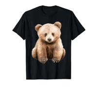 Bonito diseño de Oso bebé con Animales Salvajes Camiseta