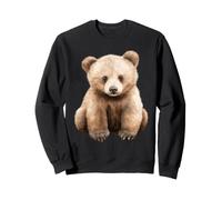 Bonito diseño de Oso bebé con Animales Salvajes Sudadera