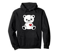 Bonito diseño de Oso de Peluche Roto Sudadera con Capucha
