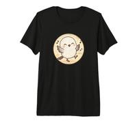 Bonito diseño de pájaro Shima Enaga Japanese Snow Fairy Camiseta Premium