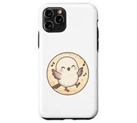 Bonito diseño de pájaro Shima Enaga Japanese Snow Fairy Carcasa para iPhone 11 Pro