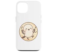 Bonito diseño de pájaro Shima Enaga Japanese Snow Fairy Carcasa para iPhone 13