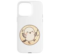 Bonito diseño de pájaro Shima Enaga Japanese Snow Fairy Carcasa para iPhone 15 Pro MAX