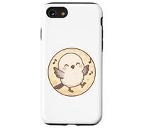 Bonito diseño de pájaro Shima Enaga Japanese Snow Fairy Carcasa para iPhone SE (2020) / 7/8