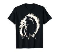 Bonito diseño de Perro Pomerania Camiseta