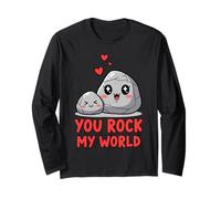Bonito diseño de Piedra You Rock My World Manga Larga