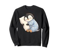 Bonito diseño de pingüino durmiendo en Pijama de Oveja Sudadera