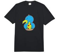 Bonito diseño de Pizza Abrazando Pato Comfort Colors Adult Heavyweight T-Shirt