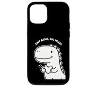Bonito diseño de San Valentín para niños de Tiny Arms Big Heart Dino Carcasa para iPhone 12/12 Pro