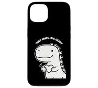 Bonito diseño de San Valentín para niños de Tiny Arms Big Heart Dino Carcasa para iPhone 13