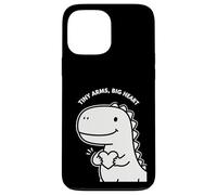 Bonito diseño de San Valentín para niños de Tiny Arms Big Heart Dino Carcasa para iPhone 13 Pro MAX