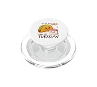 Bonito diseño gastronómico de You'Re The Taco To My Tuesday PopSockets PopGrip para MagSafe
