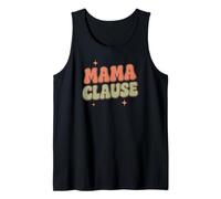 Bonito diseño navideño de mamá cláusula de Estrellas Camiseta sin Mangas