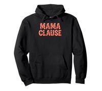 Bonito diseño navideño de mamá cláusula de Estrellas Sudadera con Capucha