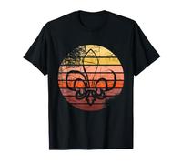 Bonito diseño Retro Vintage de Lirios Scout Camiseta