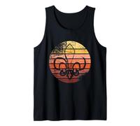 Bonito diseño Retro Vintage de Lirios Scout Camiseta sin Mangas