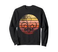 Bonito diseño Retro Vintage de Lirios Scout Sudadera