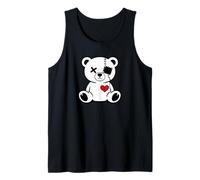 Bonito diseño Roto de Oso de Peluche Camiseta sin Mangas