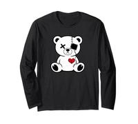 Bonito diseño Roto de Oso de Peluche Manga Larga
