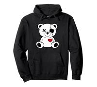Bonito diseño Roto de Oso de Peluche Sudadera con Capucha