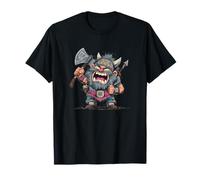Bonito Disfraz de Berserker Vikingo para Adultos y niños Camiseta