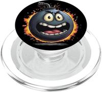 Bonito Disfraz de Bomba Redonda con Fusible para Adultos y niños PopSockets PopGrip para MagSafe