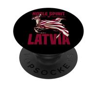 Bonito Disfraz de Ciervo de Animales letones para los Amantes de Letonia PopSockets PopGrip Adhesivo