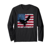 Bonito Disfraz de Colores patrióticos para águila y Amantes simbólicos Manga Larga