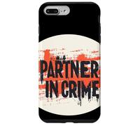 Bonito disfraz de compañero en crimen para adultos y niños Carcasa para iPhone 7 Plus/8 Plus