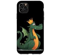 Bonito Disfraz de Corona de dragón para niños y niñas Carcasa para iPhone 11 Pro MAX