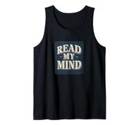 Bonito Disfraz de discurso Read my Mind Camiseta sin Mangas