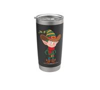 Bonito disfraz de elfo navideño con aspecto de vaquero Vaso térmico de acero inoxidable de doble pared