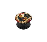 Bonito Disfraz de Gallo Nacional para los Amantes de Portugal PopSockets PopGrip Adhesivo