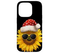 Bonito Disfraz de Girasol con Gafas de Sol para fanáticos de Las Flores festi Carcasa para iPhone 14 Pro