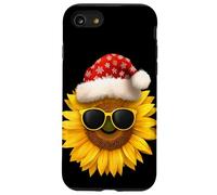 Bonito Disfraz de Girasol con Gafas de Sol para fanáticos de Las Flores festi Carcasa para iPhone SE (2020) / 7/8
