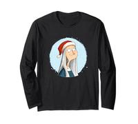 Bonito Disfraz de María de Nazaret con Sombrero de Navidad Manga Larga