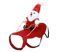Bonito disfraz de Navidad para perros, decoración cómoda, fácil de llevar para diferentes perros y gatos, fiestas de Navidad