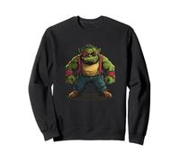 Bonito disfraz de ogro en ropa para niños y niñas Sudadera