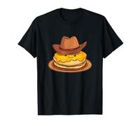 Bonito disfraz de panqueques para los amantes del vaquero y el salvaje oeste Camiseta
