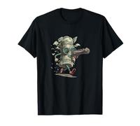 Bonito Disfraz de Pistolero de Efectivo para los Amantes del Dinero y Las Armas Camiseta