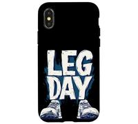 Bonito disfraz de plan de entrenamiento para los amantes del día de las piernas Carcasa para iPhone X/XS