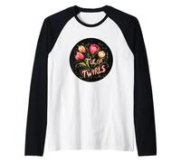 Bonito Disfraz de tulipán para niños y niñas Camiseta Manga Raglan