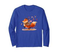 Bonito Disfraz de Zorro de EE. UU. para niños y niñas Manga Larga, Unisex para Adultos, Azul Real, XXL