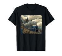 Bonito Disfraz gráfico de Tren del Castillo Camiseta