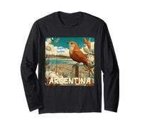 Bonito Disfraz patriótico de pájaro Argentino en Colores Argentinos Manga Larga