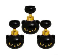 Bonito dispensador de jabón de espuma con forma de pata de gato con bomba de espuma recargable, adecuado para varios líquidos espumosos incluyendo jabón para platos, práctico y decorativo (3)